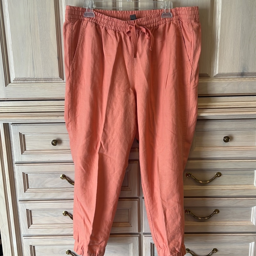 JCrew Point Sur linen/cotton pants